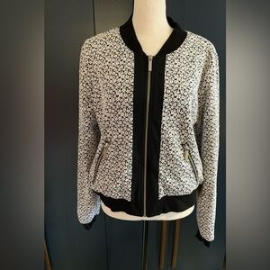 Michael Kors floral bomber jacket